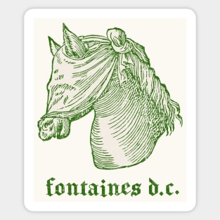 Fontaines DC • • • Retro Fan Design Sticker